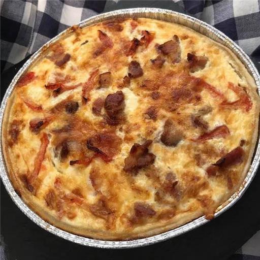 Bacon & tomato quiche 6"