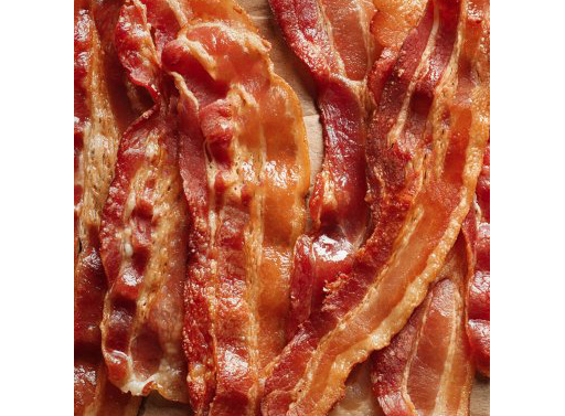 Streaky bacon - smoked - dry cured, 500g pack