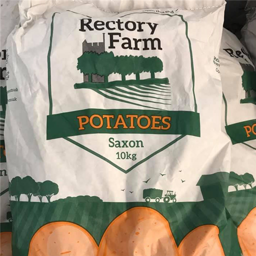 Potatoes: 10kg sack of Saxon